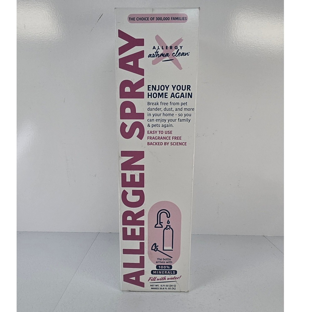 Allergy Defender Allergen Spray Mineral Concentrate Fragrance Free 33.8oz Bottle